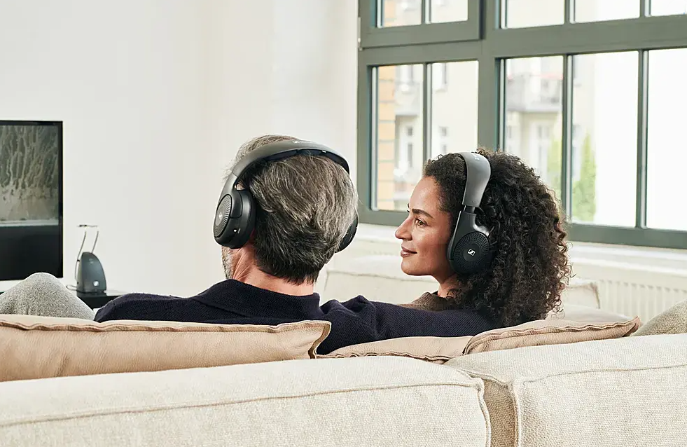 Sennheiser TV Listener RS 120-W Wireless On-Ear Headphones with Stand Cradle (BB)