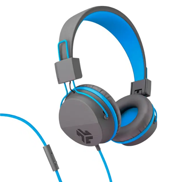 JLab JBuddies Studio On-Ear Kids Wired Headphones with Built in Microphone (BB)