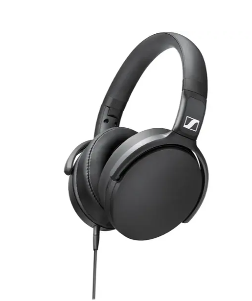 Sennheiser HD 400S Wired Over-the-Ear Headphones with Built in Mic and Foldable Design (BB)