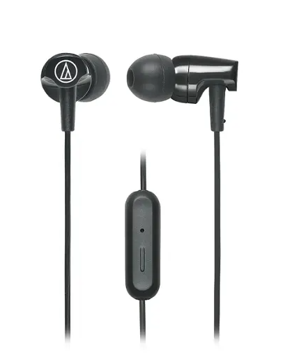 Audio-Technica In Ear Wired SP-ATH-CLR100IS SonicFuel Earbuds Earphones with In Line Microphone (BB)