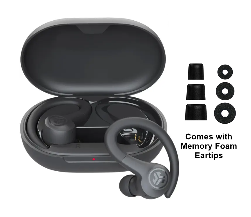 JLab Go Air Sport True Wireless Earbuds Earhook Style Earphones (BB)