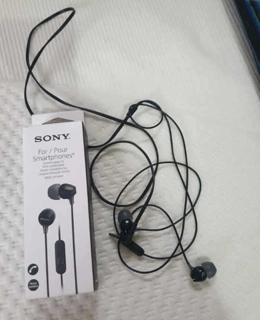 Sony Earphones Wired Earbud Headphones SP-MDREX14 (BB)