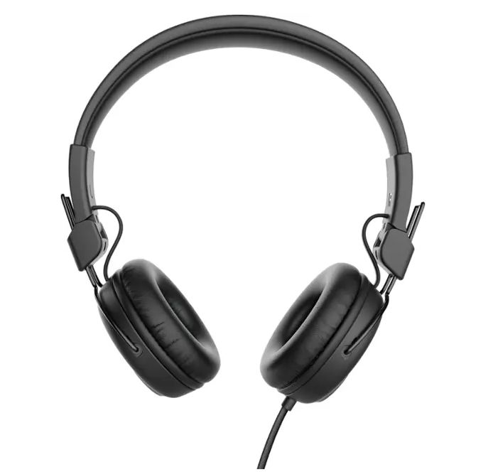 JLab Studio Wired On-Ear Foldable Headphones with Built in Microphone (BB)