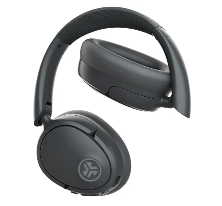 JLab JBuds Lux ANC Active Noice Canceling Headphones with Microphone and Foldable Design (BB)