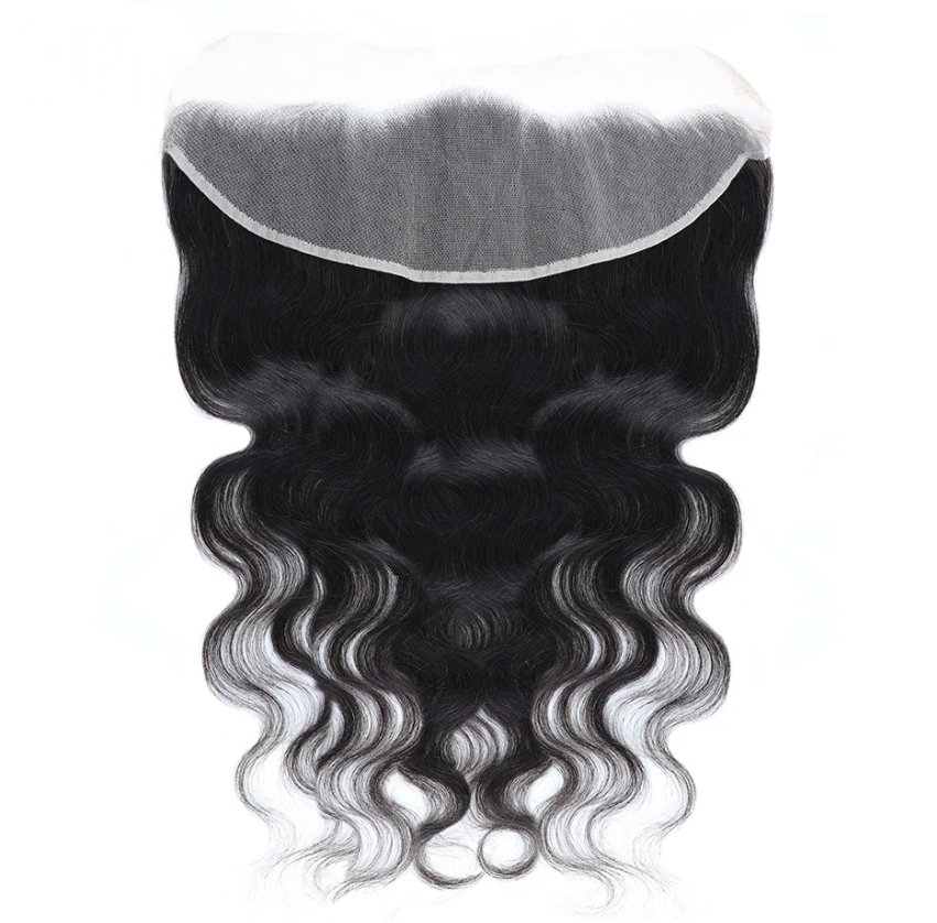 Pre Plucked Swiss 4x4 Lace Closure 13x4 Frontal Transparent Brazilian Human Hair Straight Body Wave Can Be Bleached