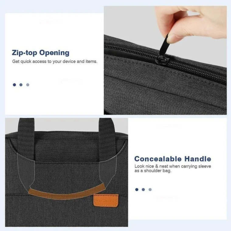 Ergonomic Waterproof Sleeve Bag Case for Microsoft Surface Pro 11 10 9 8 13inch 12.4inch and Surface Laptop 2 13.5inch Sleeve Tablet Notebook Cover