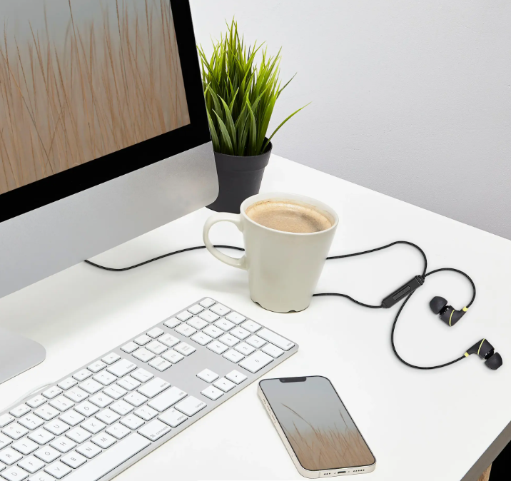 Insignia In Ear Wired Earbuds Earphones Headphones 3.5mm Input Jack (BB)