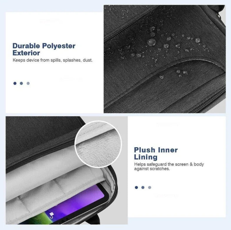 Ergonomic Waterproof Sleeve Bag Case for Microsoft Surface Pro 11 10 9 8 13inch 12.4inch and Surface Laptop 2 13.5inch Sleeve Tablet Notebook Cover