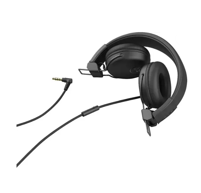 JLab Studio Wired On-Ear Foldable Headphones with Built in Microphone (BB)