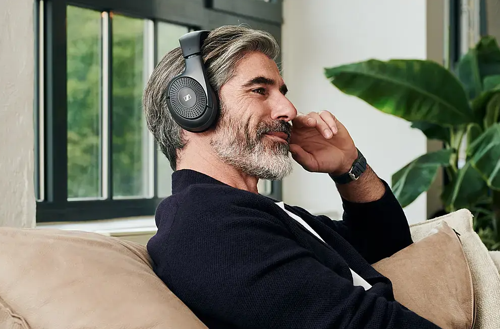 Sennheiser TV Listener RS 120-W Wireless On-Ear Headphones with Stand Cradle (BB)