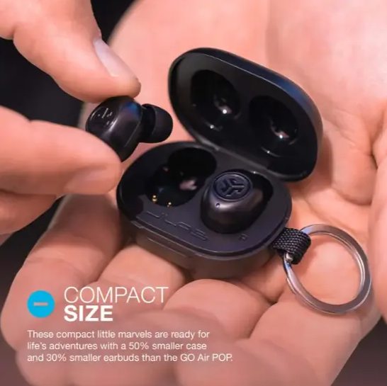 JLab JBuds Mini True Wireless In Ear Earbuds Water Resistant Earphones (BB)