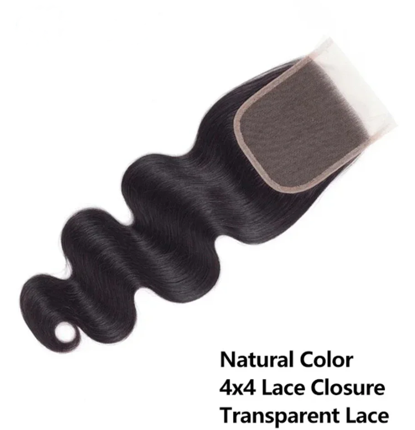 13x4 Lace Frontal Straight 4x4 5x5 Closure Swiss HD Body Wave Pre Plucked Transparent 100% Remy Human Hair