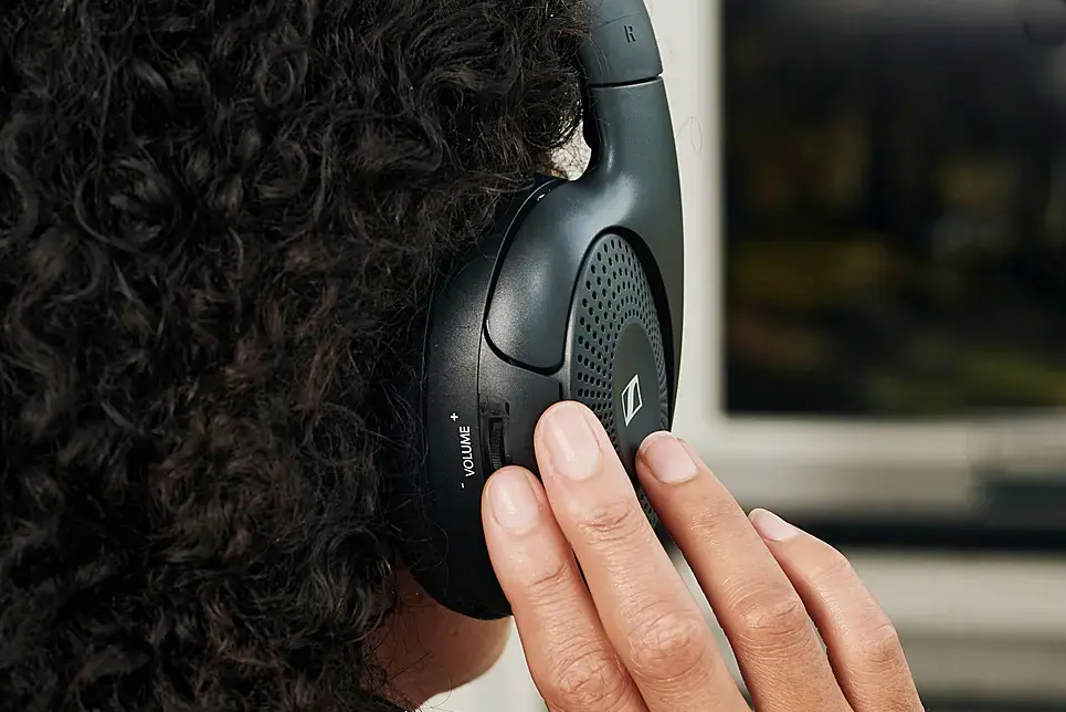 Sennheiser TV Listener RS 120-W Wireless On-Ear Headphones with Stand Cradle (BB)