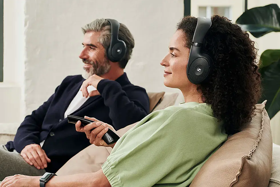 Sennheiser TV Listener RS 120-W Wireless On-Ear Headphones with Stand Cradle (BB)