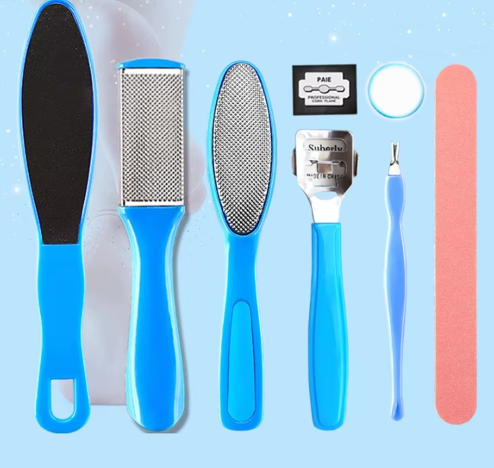 Professional 8-in-1 Pedicure Manicure Tools Set Fingernail Toenail Clippers, Scraper, Callus Remover, Dead Skin Remover File Suitable For Home And Salon Care