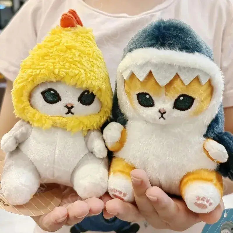 Beautiful Cute Shark Cat Plush Toy Doll Pendant for Boys and Girls Cat Decoration Gift Popular Toy Accessory