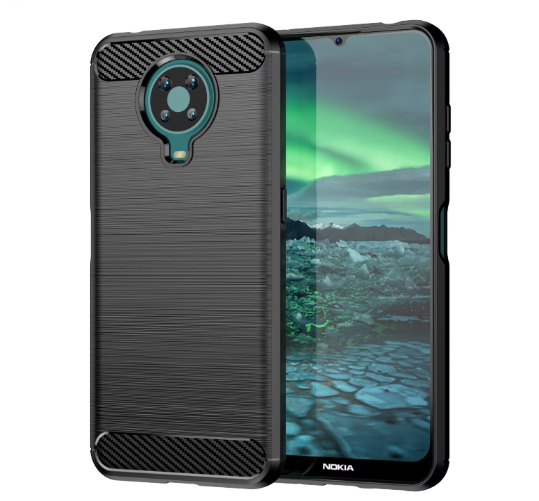 Modern Carbon Fiber Silicone Phone Case for Nokia G400 G60 G50 G21 G20 G11 G10 Brushed Texture Protective Back Cover Case
