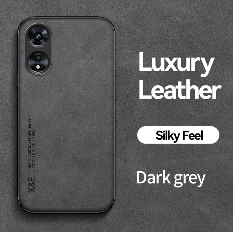 Luxury Leather Phone Case for OPPO A98 A96 A94 A78 A58 A57 A57s A17 Magnetic Protective Cover