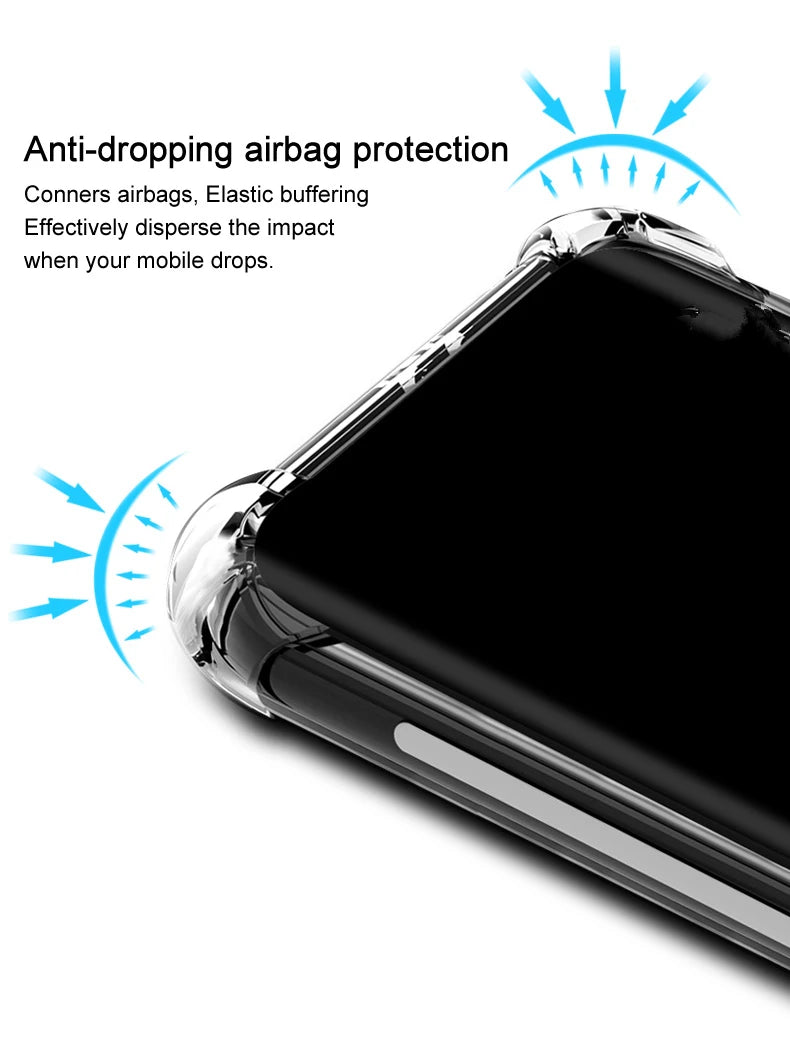 Durable Clear Soft Silicone Phone Case for Lenovo Moto ThinkPhone 5G XT2309 Shockproof Protective Cover