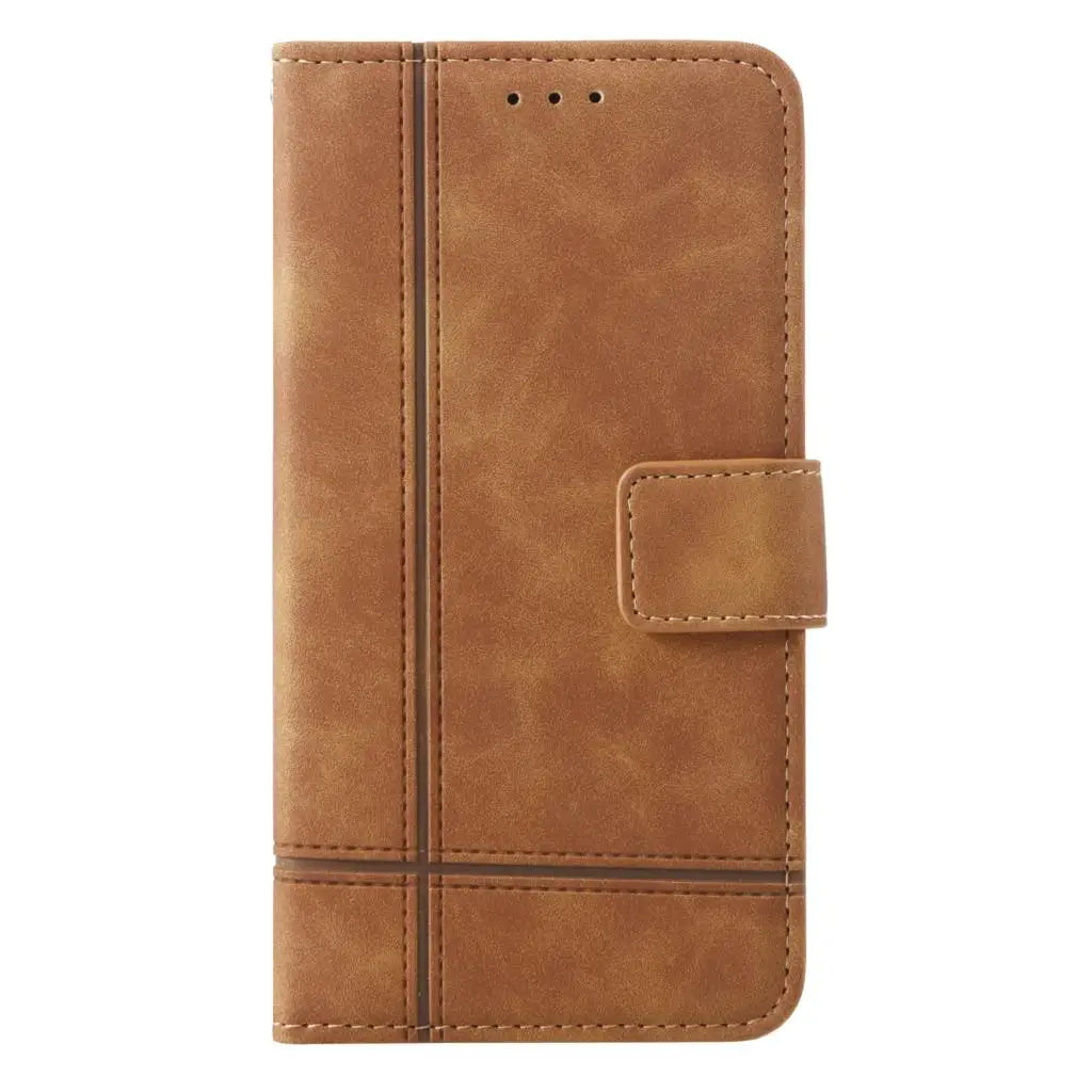 Deluxe Leather Wallet Phone Case for Microsoft Lumia 950 XL 650 640 550 535 540 430 Multiple Card Slots Stand Function Protective Cover