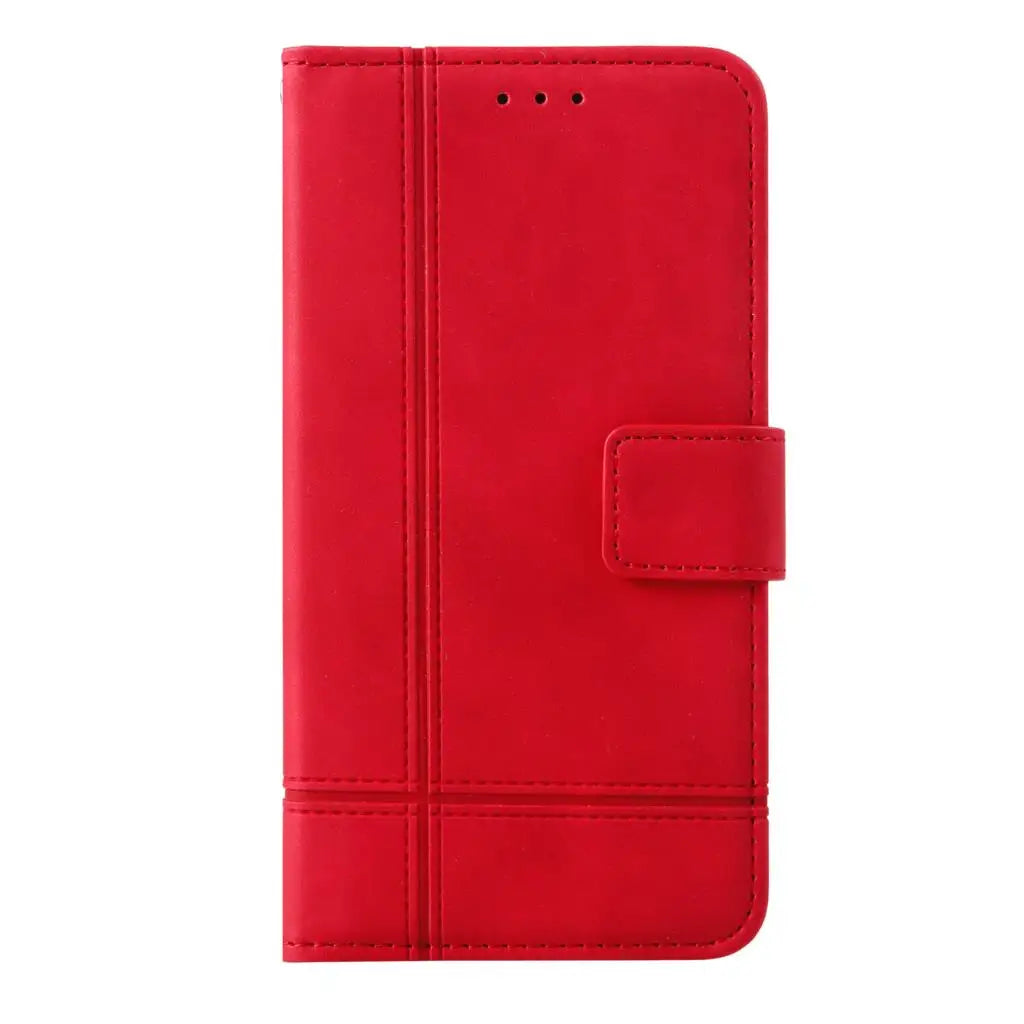 Deluxe Leather Wallet Phone Case for Microsoft Lumia 950 XL 650 640 550 535 540 430 Multiple Card Slots Stand Function Protective Cover