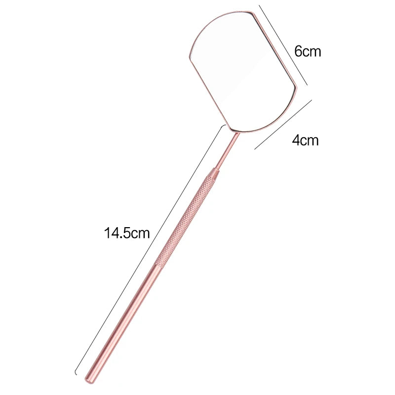 Magnifying Eyelash Mirror for Checking False Lashes Extension Grafting Lash Beauty Handle Makeup Tools