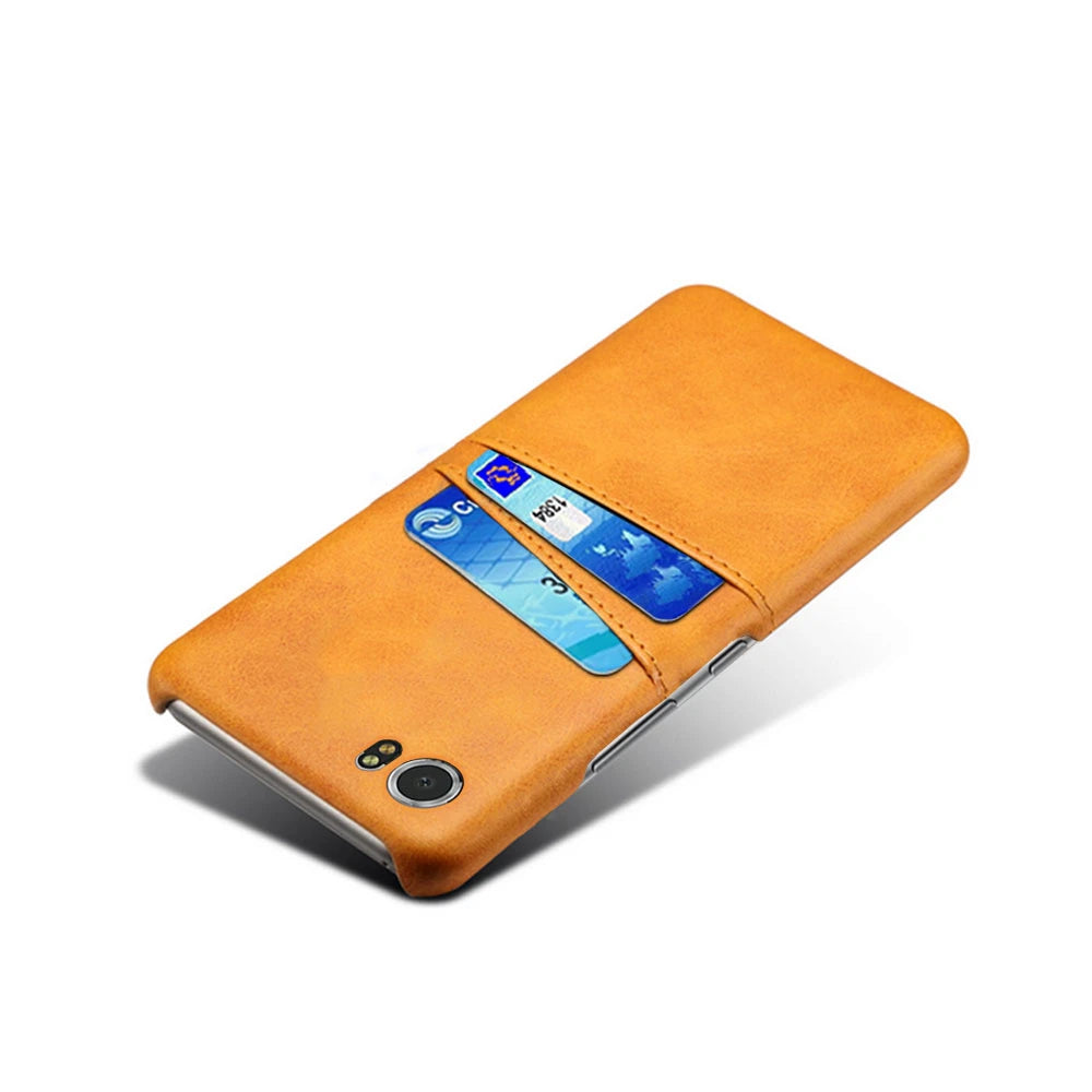 Elegant Leather Phone Case For BlackBerry Keyone Card Slots Phone Protective Shockproof Cover