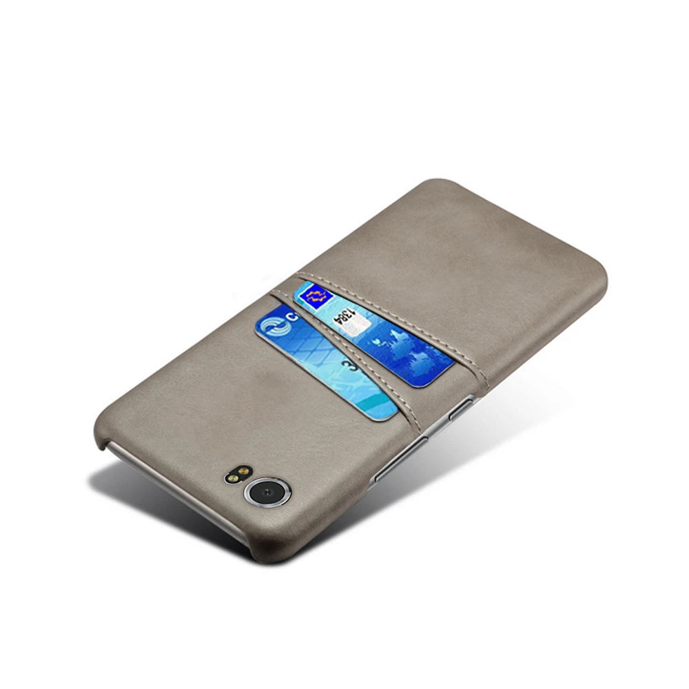 Elegant Leather Phone Case For BlackBerry Keyone Card Slots Phone Protective Shockproof Cover