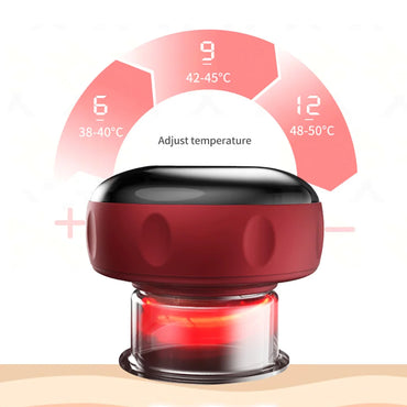 Adjustable Electric Cupping Therapy Massager Vacuum Suction Cups Therapy Guasha Massage Tool Muscle Stimulator