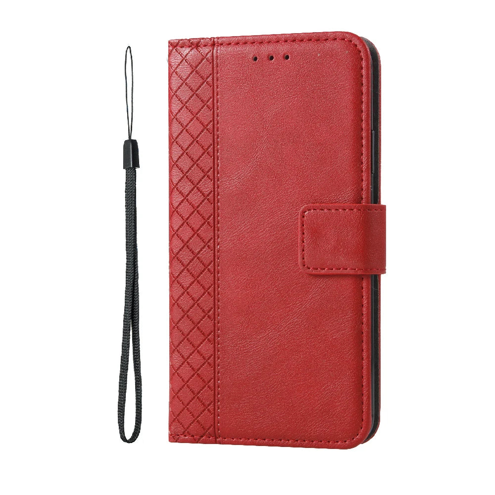 Deluxe Leather Wallet Phone Case for Panasonic P110 P101 P100 P95 P90 P85 Nxt P55 Max P9 P99 Eluga U3 A3 Pro A4 I7 Ray 810 800 610 Stand Function Protective Cover