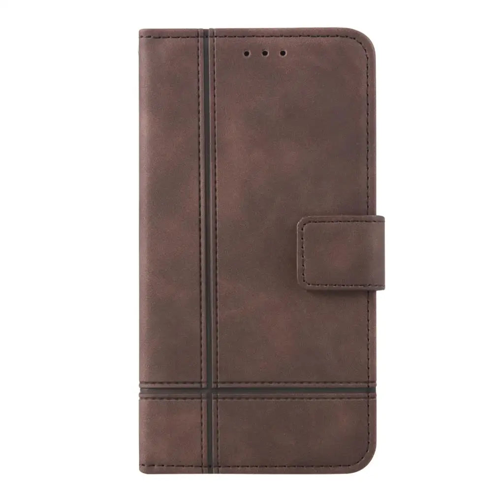 Deluxe Leather Wallet Phone Case for Microsoft Lumia 950 XL 650 640 550 535 540 430 Multiple Card Slots Stand Function Protective Cover