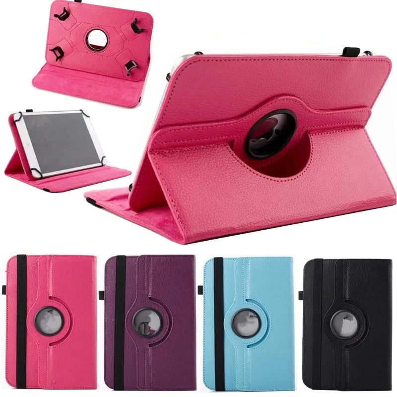Stylish Leather 360 Degree Rotating Case for Asus ZenPad 10 Z301MFL / Z301ML 10.1 Inch Tablet Protective Stand Cover
