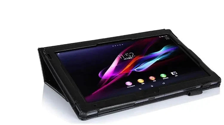 Protective Leather Case for Sony Xperia Z and Z2 10.1 inch Tablet Protective Cover Flip Stand