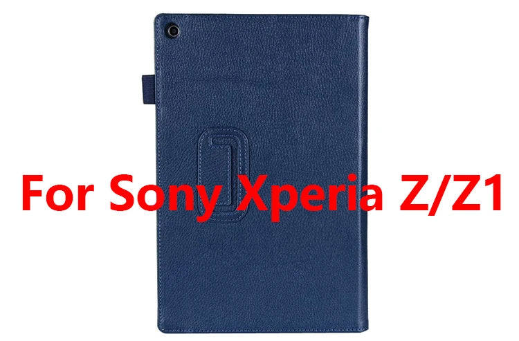 Protective Leather Case for Sony Xperia Z and Z2 10.1 inch Tablet Protective Cover Flip Stand