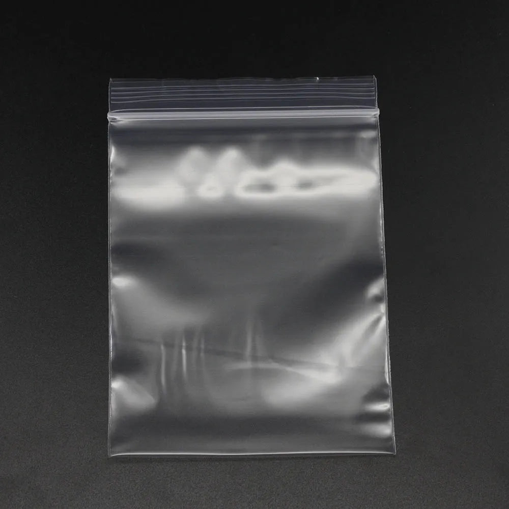 Clear Plastic Poly Reclosable Zipper Lock Bags for Jewelry Craft Office Supplies Accessories Storing, Protecting, and Packaging