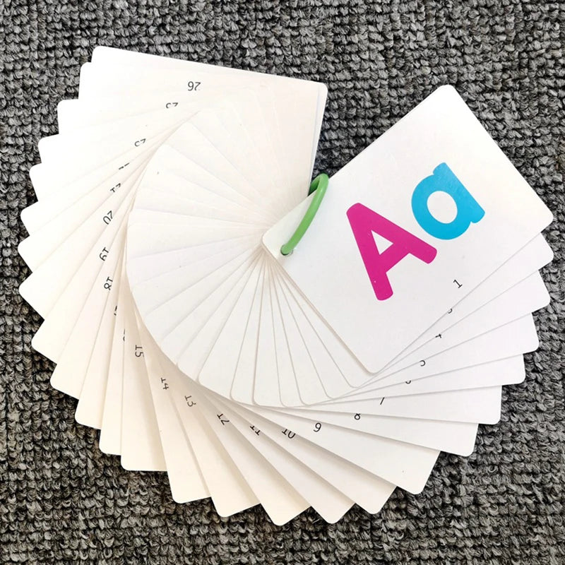 Scholastic Early Learners 27 First Words Flashcards Alphabet ABC Animal Cards with 1 Pen Educational Children Kids Toys
