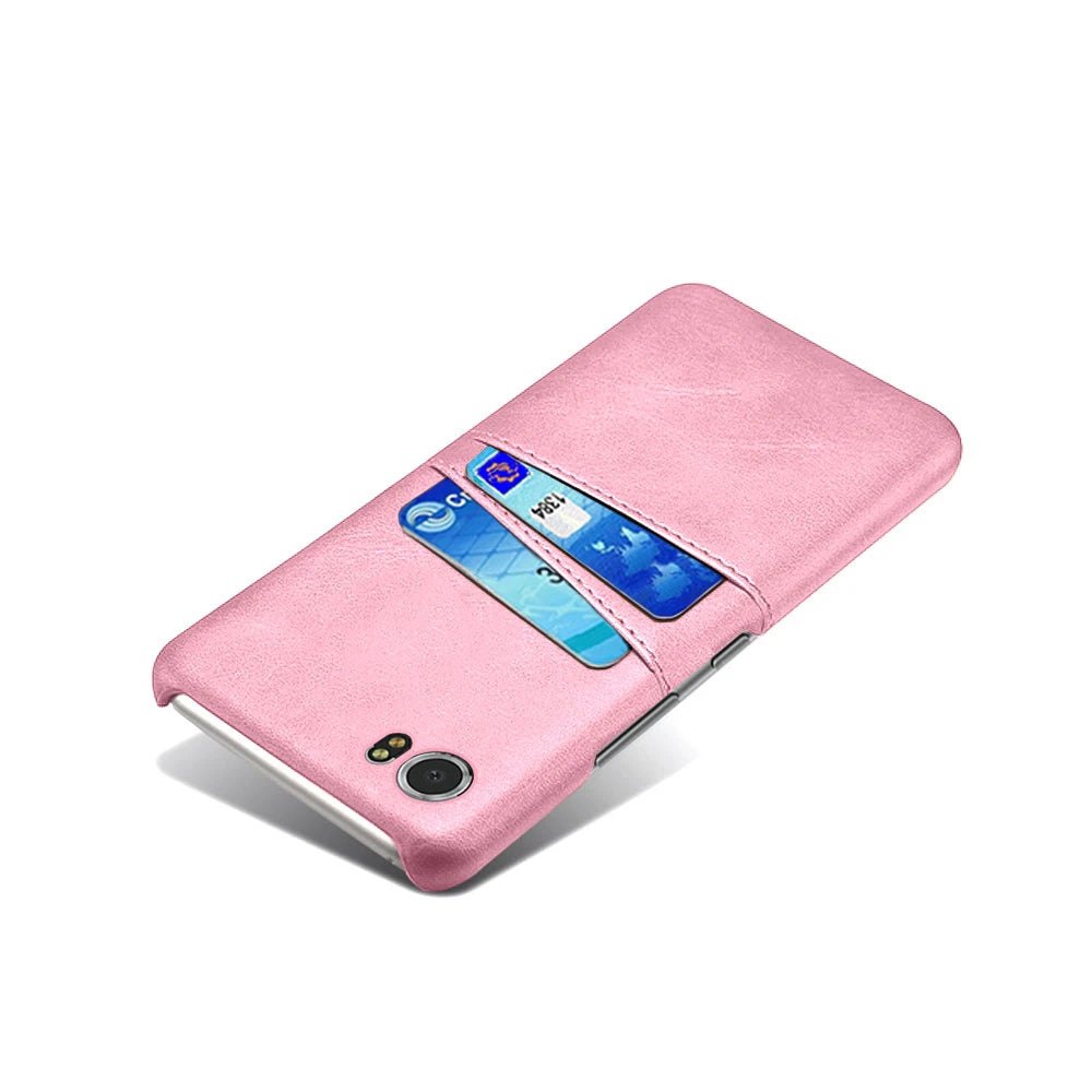 Elegant Leather Phone Case For BlackBerry Keyone Card Slots Phone Protective Shockproof Cover