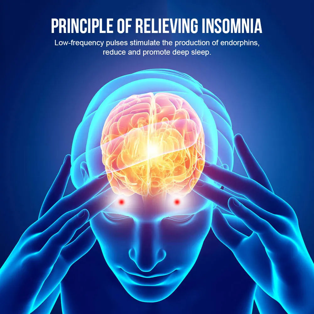 Electric Smart Insomnia Migraine Sleep Relief Head Massager Stress Release Sleep Therapy Device