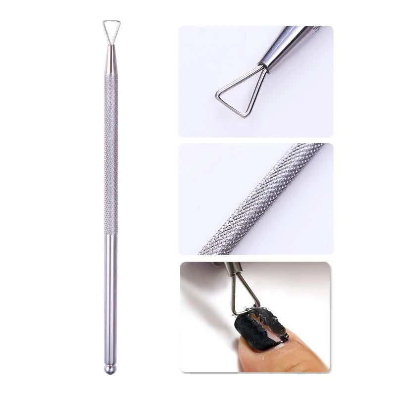Stainless Steel Nail Care Tools Cuticle Pusher Clippers Scraper Dead Skin Remover for Pedicure Manicure Nail Art Cleaner