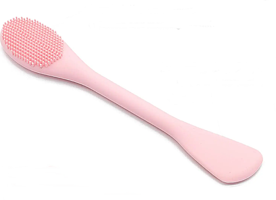 2 in 1 Silicone Facial Cleansing Brush, Face Mask Applicator Brush & Face Scrubber for Exfoliating, Massaging, Removing Blackheads and Makeup
