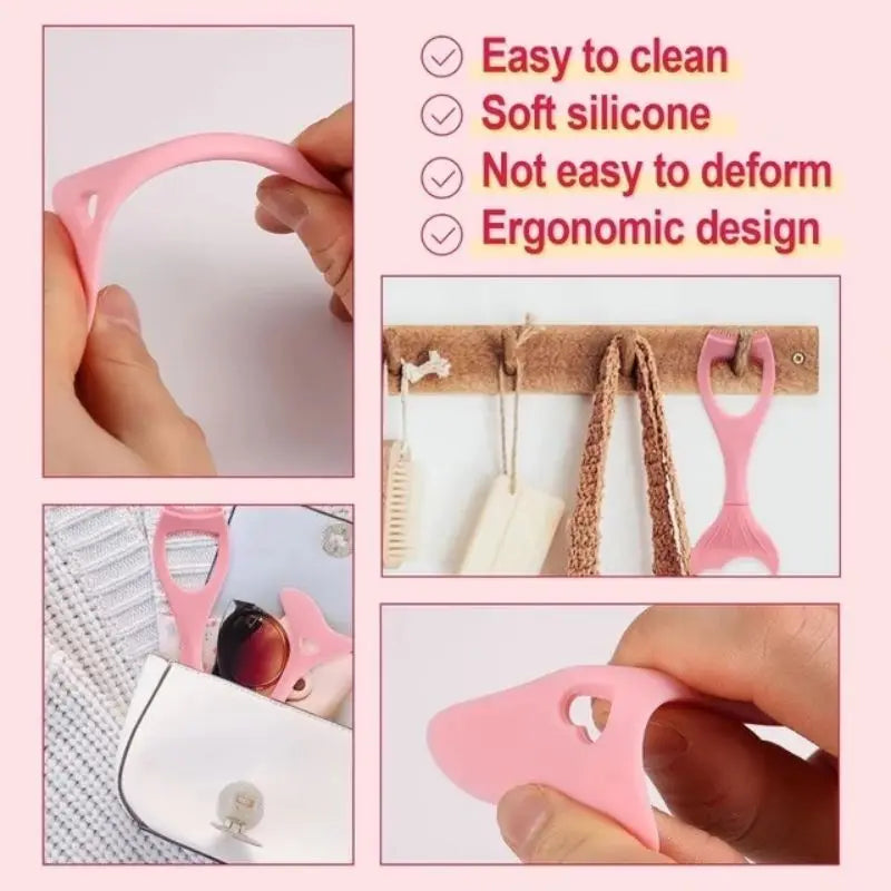 Reusable Silicone Eyeliner Guide Tools for Eye Makeup Winged Eyeliner Stencil Mascara Shield Applicator Set 2Pcs Set