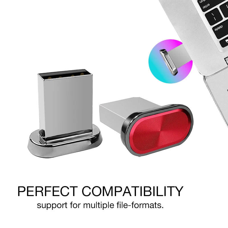 Waterproof Super Mini USB Memory Stick Flash Drive Pendrive 128GB 64GB 32GB 16GB Real Capacity Thumbdrive