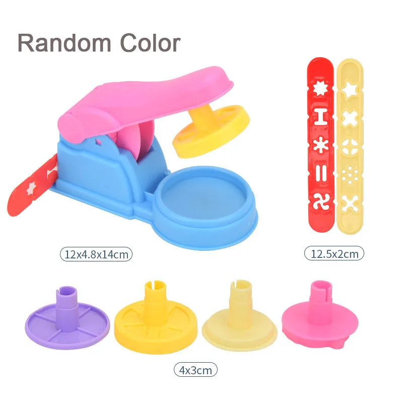 Children DIY Play Dough Plasticine Mold Modeling Clay Accessories Tool Kit Plastic Set Knife Molds Kids Educational Toys