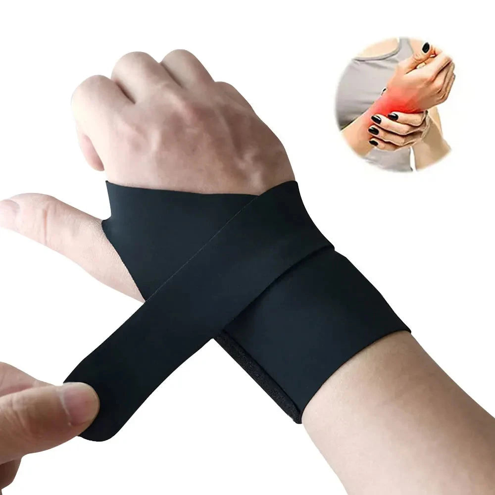 Compression Wrist Strap Wraps Brace for Tendonitis Support and Carpal Tunnel Arthritis - Sprained Pain Protection Sleeve Compression Stabilizer