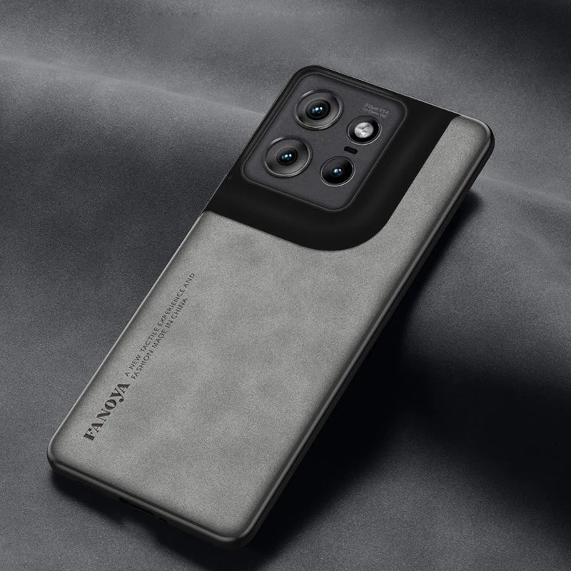 Elegant Leather Phone Case for Lenovo Moto ThinkPhone 25 Protective Shockproof Cover