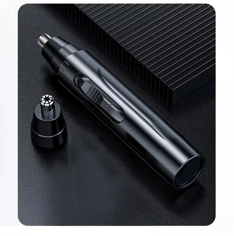 Low Noise Powerful Electric Nose and Ear Hair Trimmer Remover for Men and Women - High Torque Motor Perfect for Hair Removal