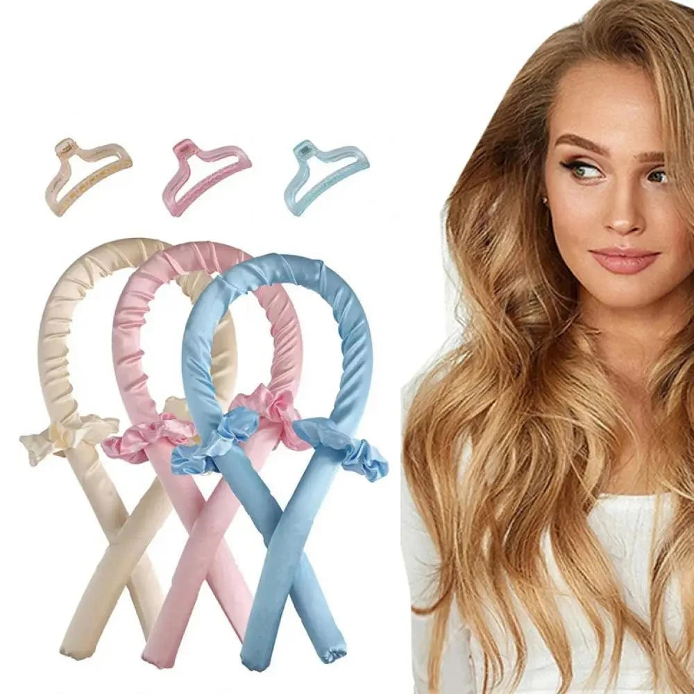 Hair Styling Foam No Heat Sleeping Curling Iron Hairdressing Big Wave Curling Iron Lazy Curl Wave Styler DIY Tools