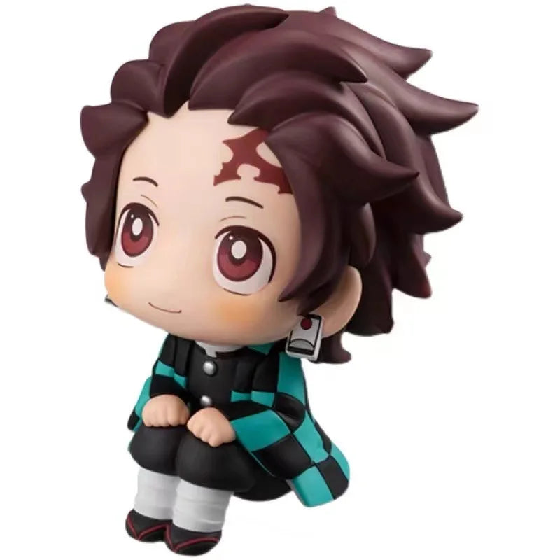 Anime Action Figure Naruto Kakashi Q Version Kawaii Sasuke Itachi Figurine Car Decoration Collection Model Toy 9cm