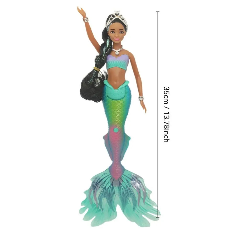 Magical Princess Mermaid Doll Beauty Fish BJD with Lights and Music Play House Toys Kids Children Dolls 35cm