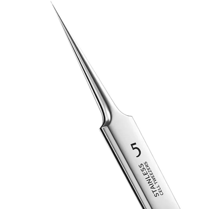 Acne Blackhead Remover Tools for Pimples Blackheads German Ultra Fine No. 5  Special Clip Tweezers Beauty Face Health Salon